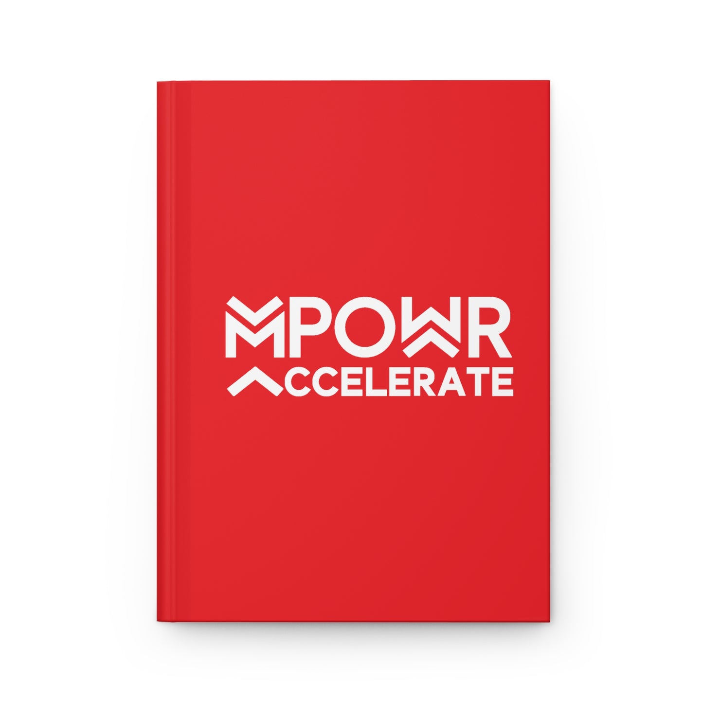 MPOWR Accelerate Hardcover Red Journal Matte