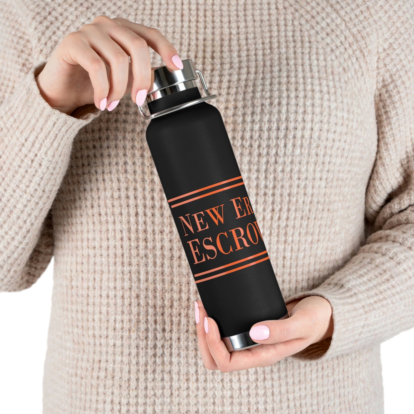 NEE Copper Vacuum Insulated Bottle, 22oz