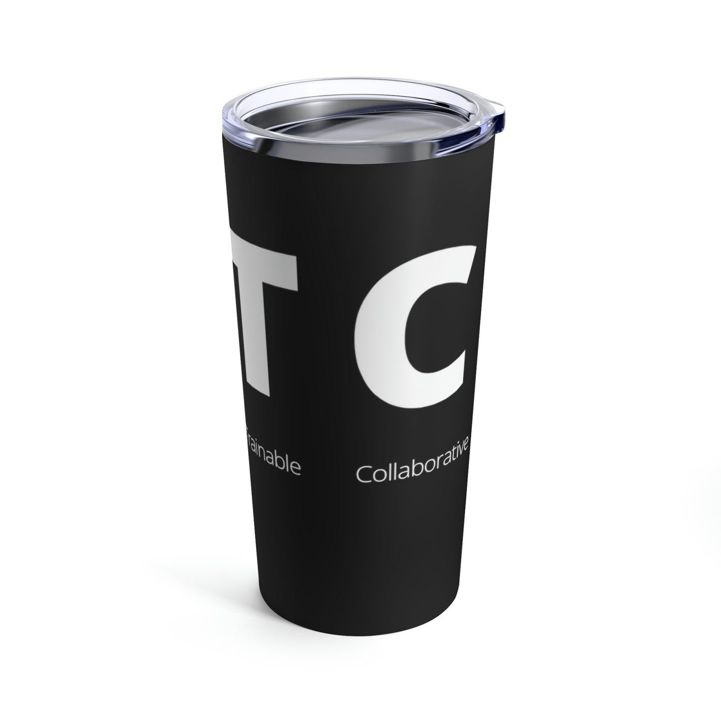 TCTC Black Tumbler 20oz