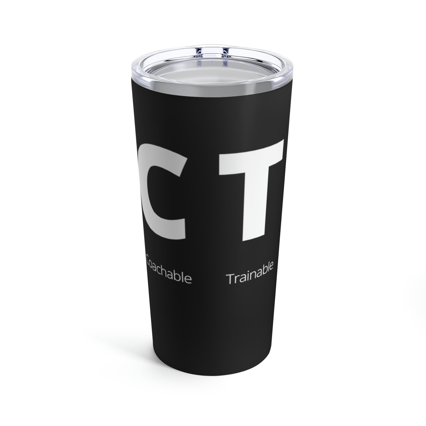 TCTC Black Tumbler 20oz