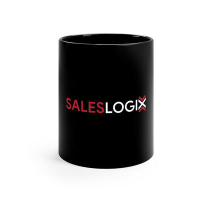 SalesLogix 11oz Black Mug