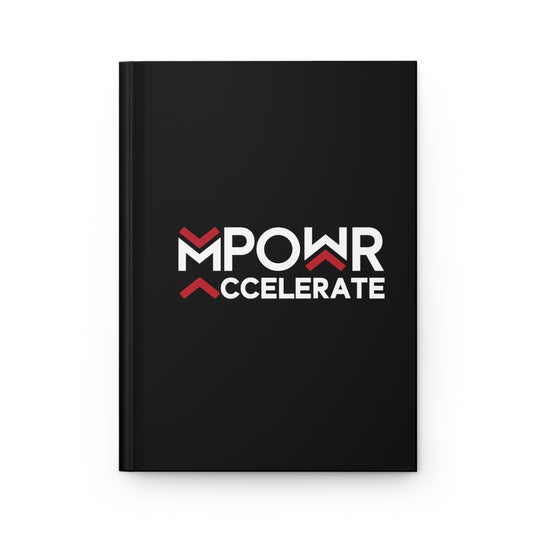 MPOWR Accelerate Hardcover Black Journal Matte