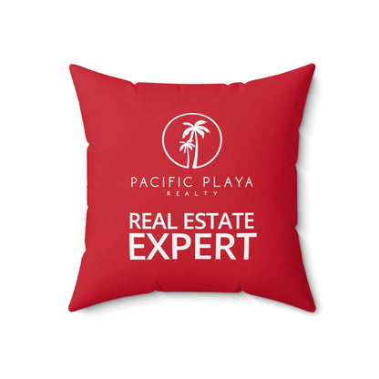 Real Estate Expert Square Pillow