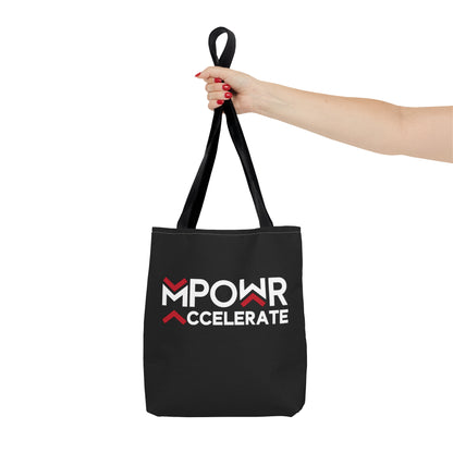 MPOWR Accelerate Black Tote Bag