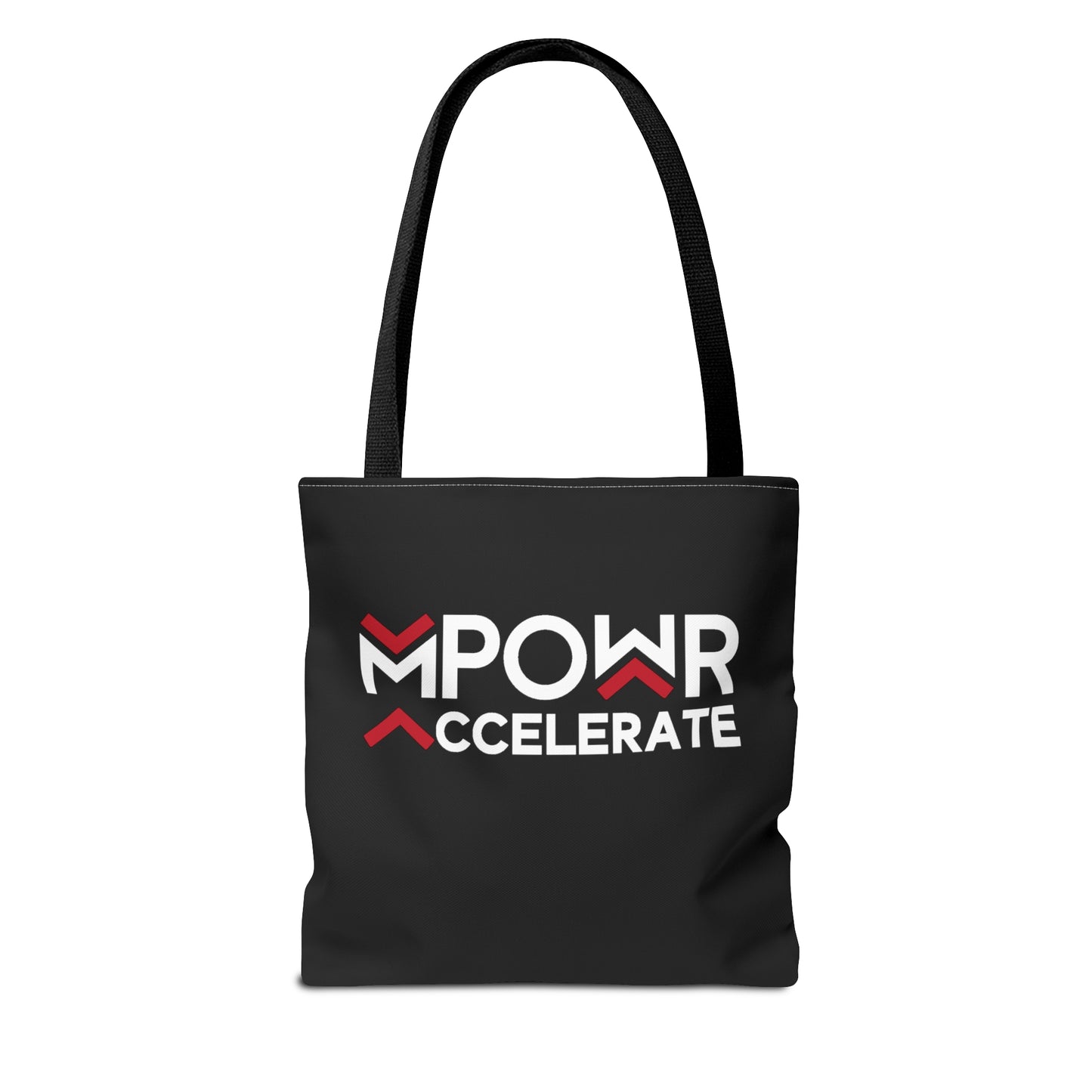 MPOWR Accelerate Black Tote Bag