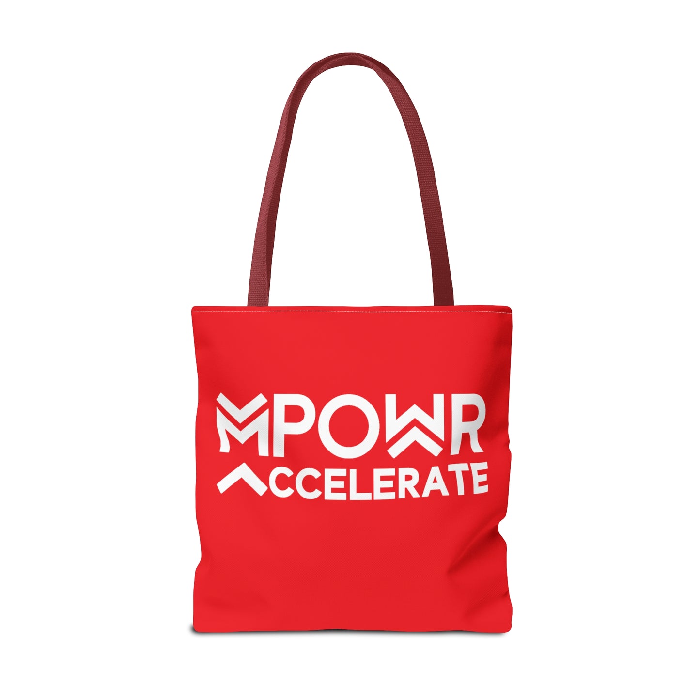 MPOWR Accelerate Red Tote Bag