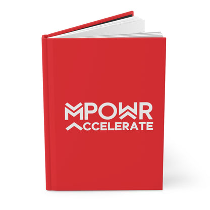 MPOWR Accelerate Hardcover Red Journal Matte