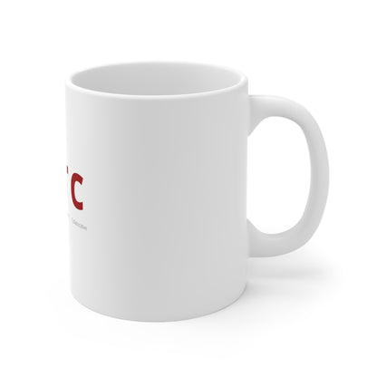 TCTC White Ceramic Mug 11oz