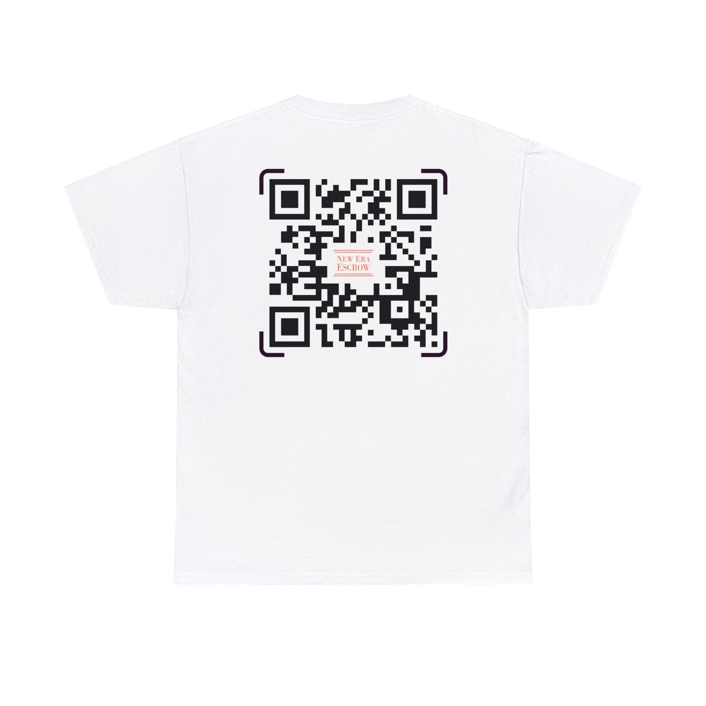 NEE Logo and QR code Unisex Heavy Cotton Tee