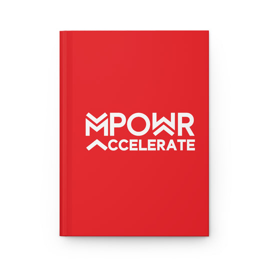 MPOWR Accelerate Hardcover Red Journal Matte