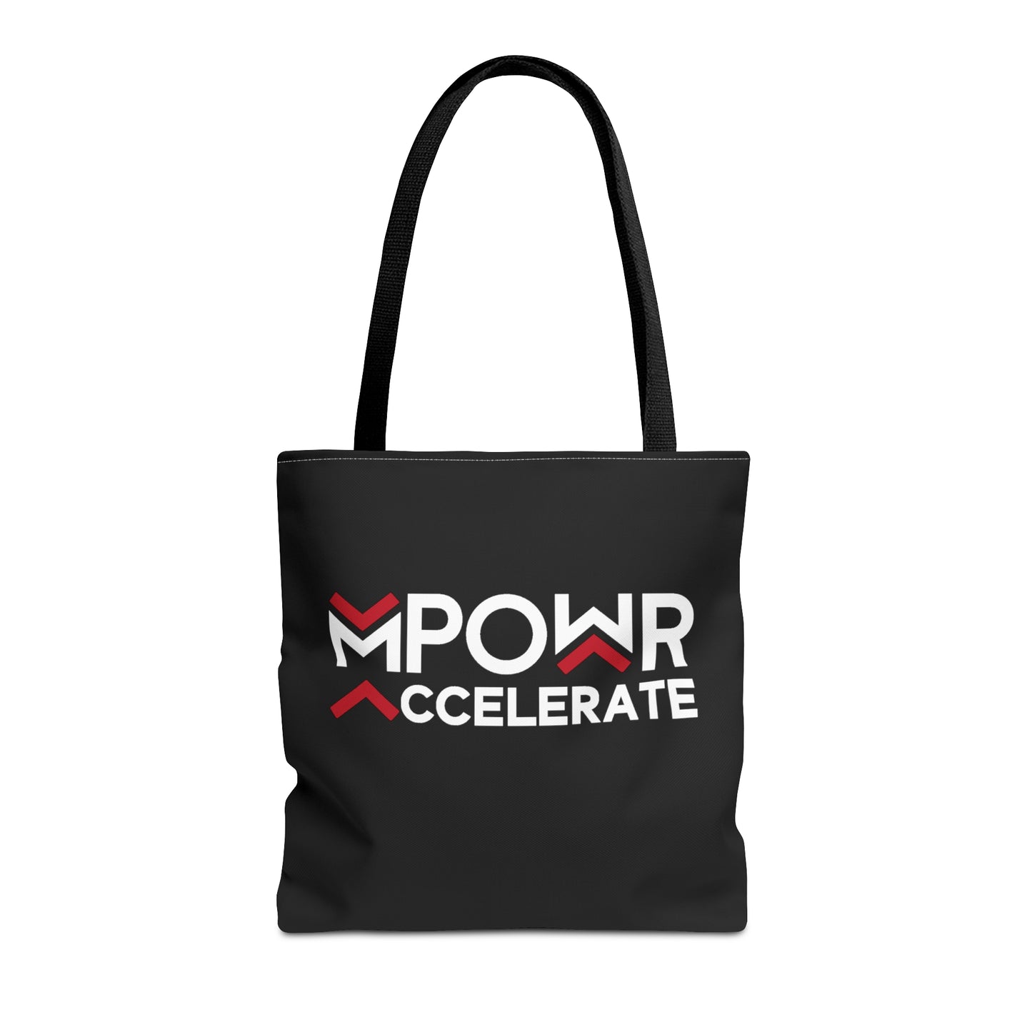 MPOWR Accelerate Black Tote Bag