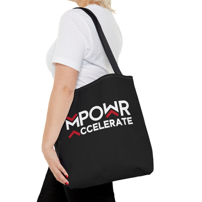 MPOWR Accelerate Black Tote Bag