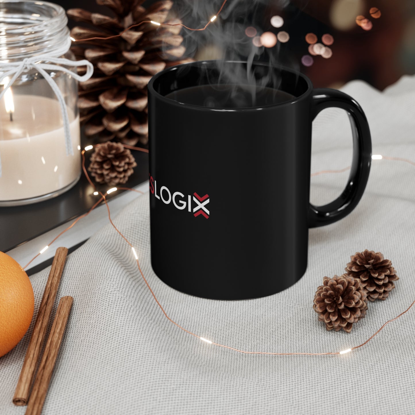 SalesLogix 11oz Black Mug