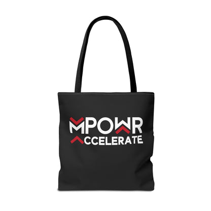 MPOWR Accelerate Black Tote Bag