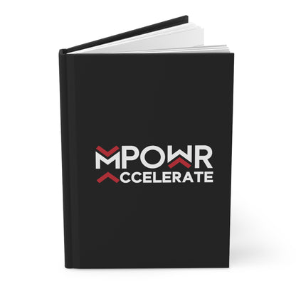 MPOWR Accelerate Hardcover Black Journal Matte