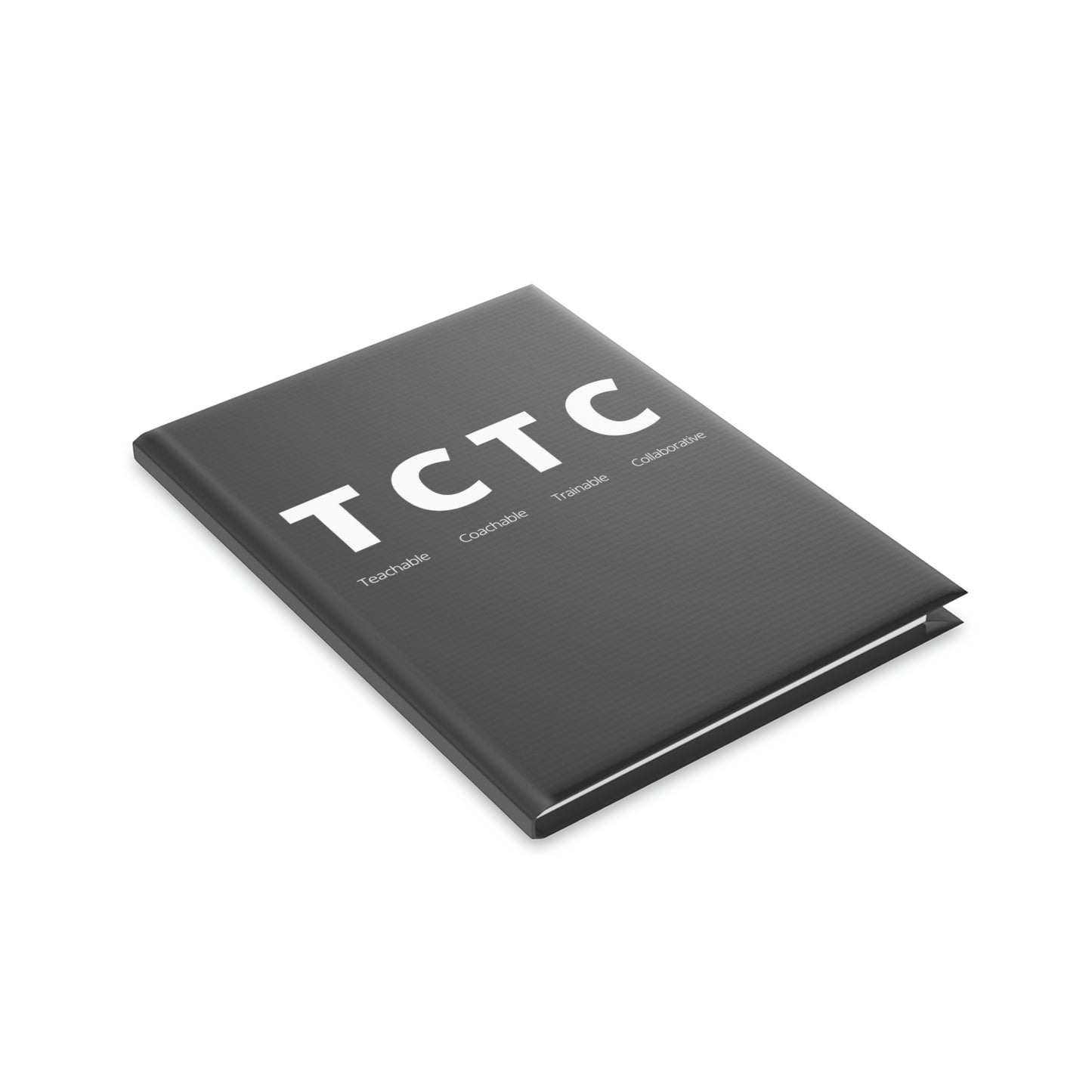 TCTC Black Hardcover Notebook