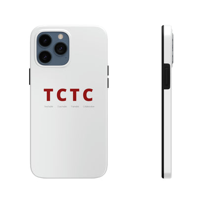 TCTC White Impact iPhone Case (tough phone cases, case-mate)