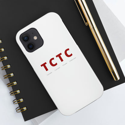 TCTC White Impact iPhone Case (tough phone cases, case-mate)