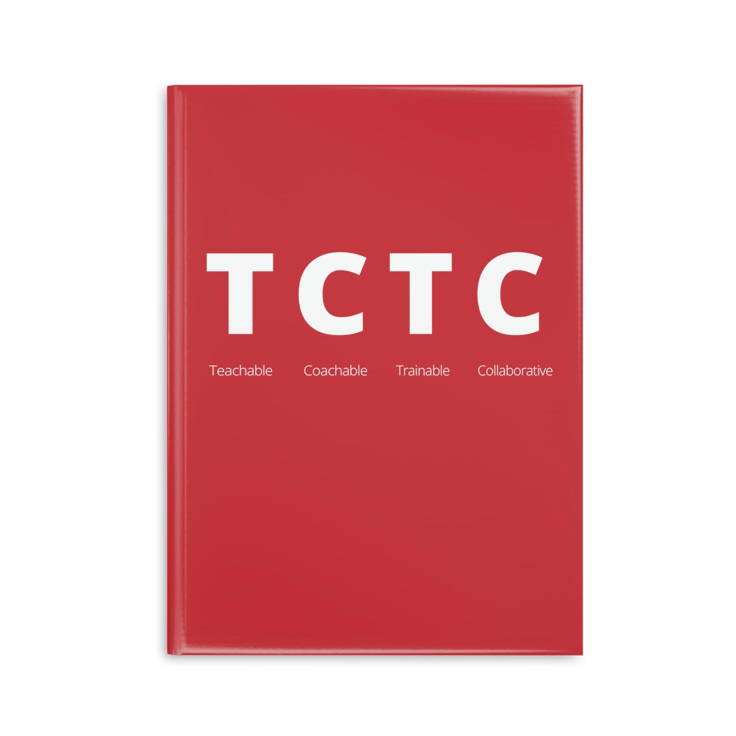 TCTC Red Hardcover Notebook