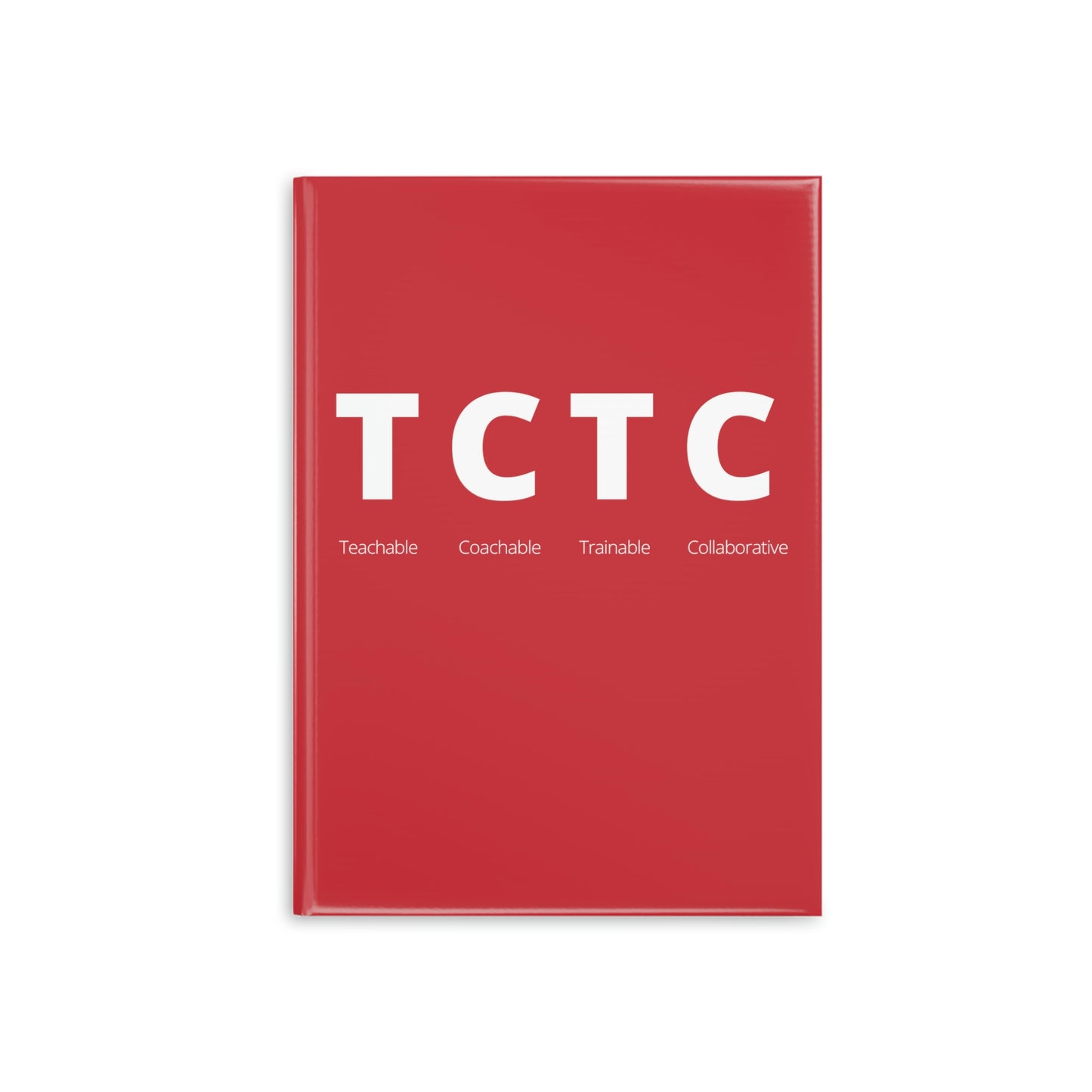 TCTC Red Hardcover Notebook