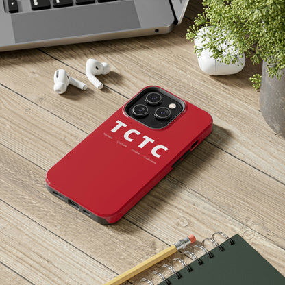 TCTC Red Tough Phone Cases, Case-Mate