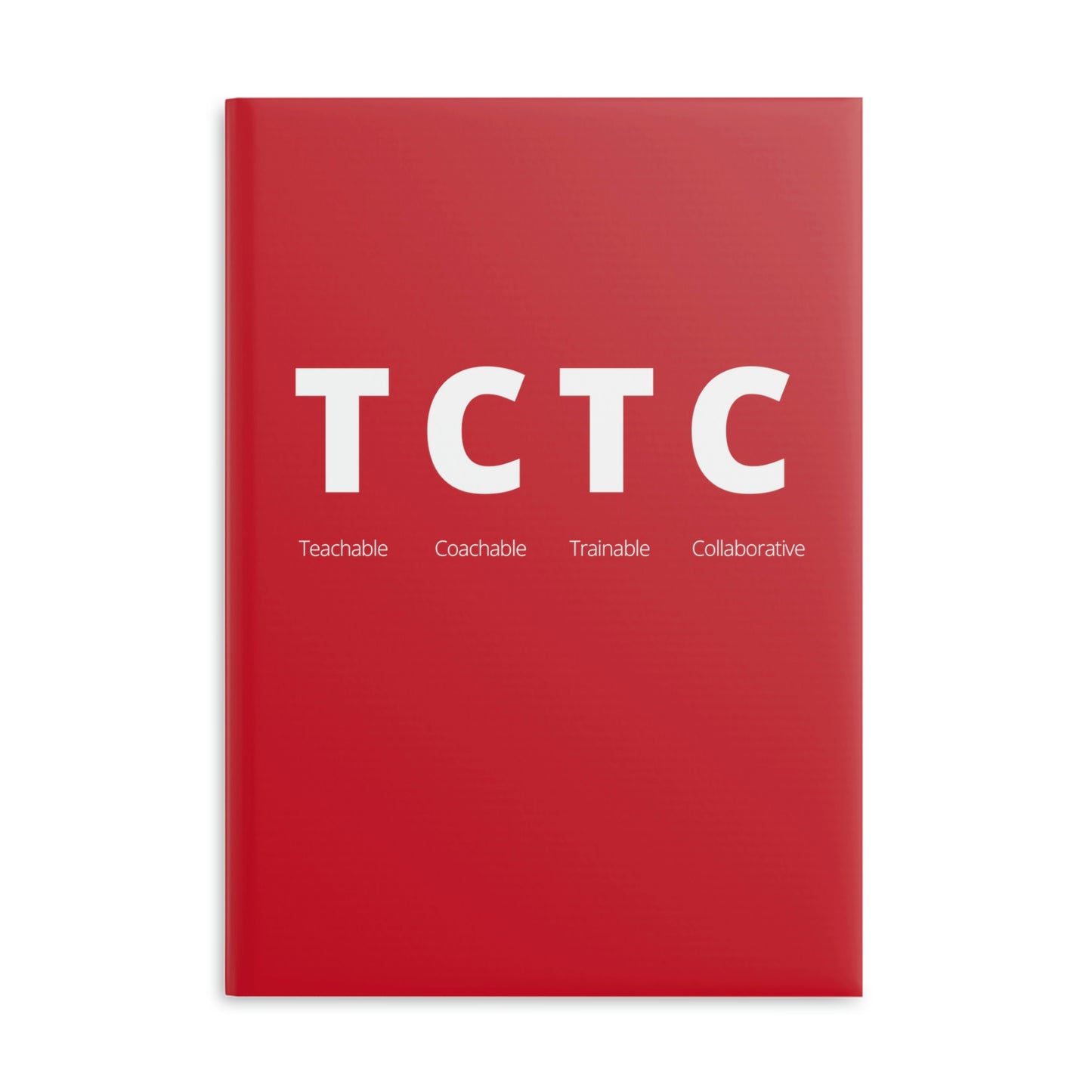 TCTC Red Hardcover Notebook