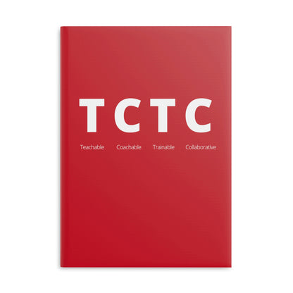 TCTC Red Hardcover Notebook