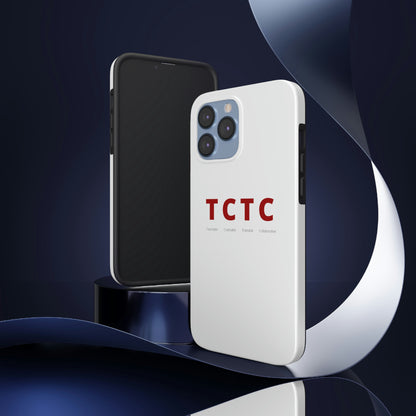 TCTC White Impact iPhone Case (tough phone cases, case-mate)