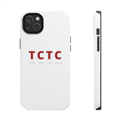 TCTC White Impact iPhone Case (tough phone cases, case-mate)