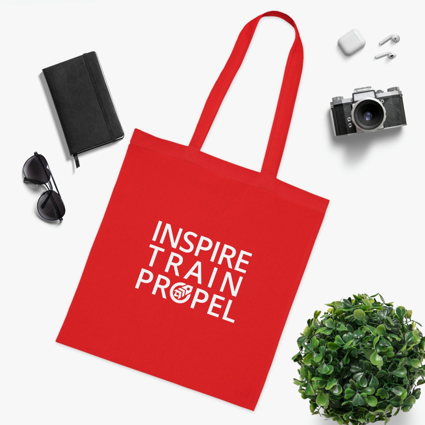 Inspire Train Propel Cotton Tote