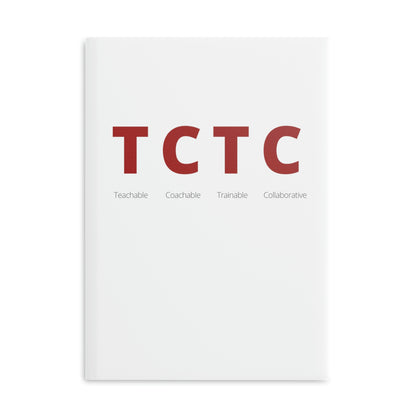 TCTC White Hardcover Notebook