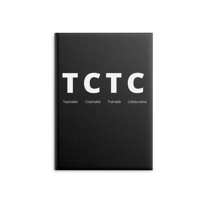 TCTC Black Hardcover Notebook