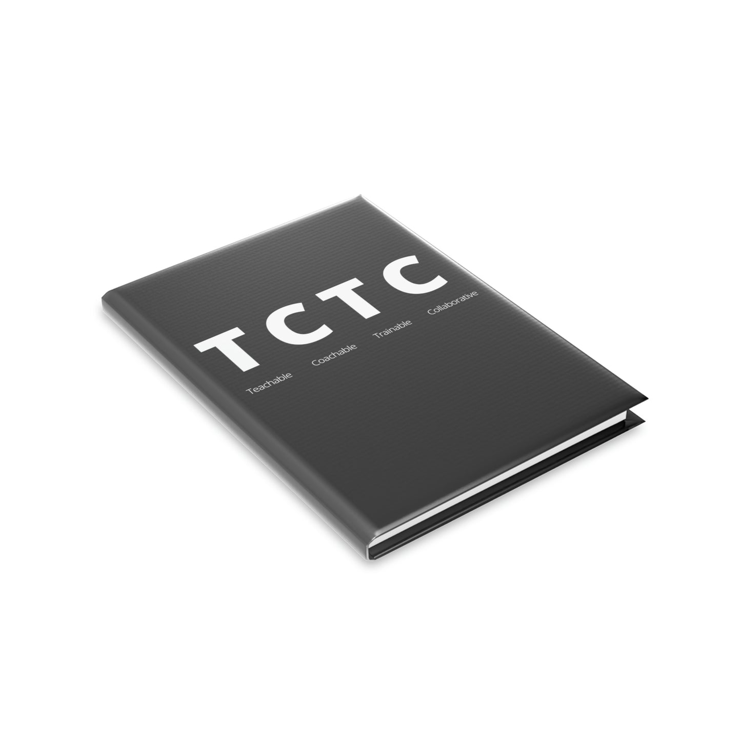 TCTC Black Hardcover Notebook