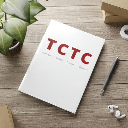 TCTC White Hardcover Notebook