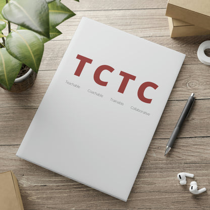 TCTC White Hardcover Notebook