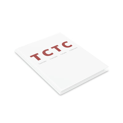 TCTC White Hardcover Notebook