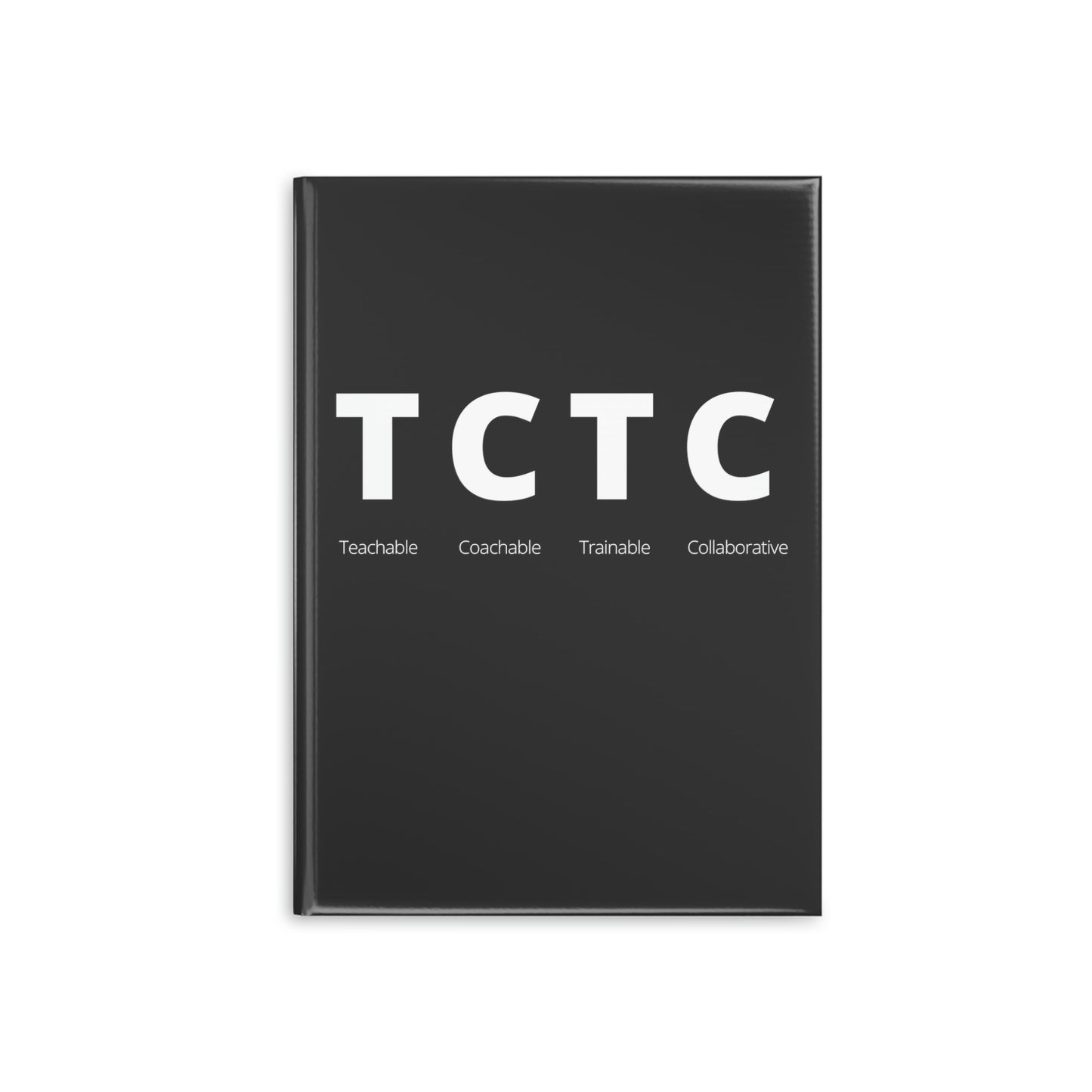 TCTC Black Hardcover Notebook