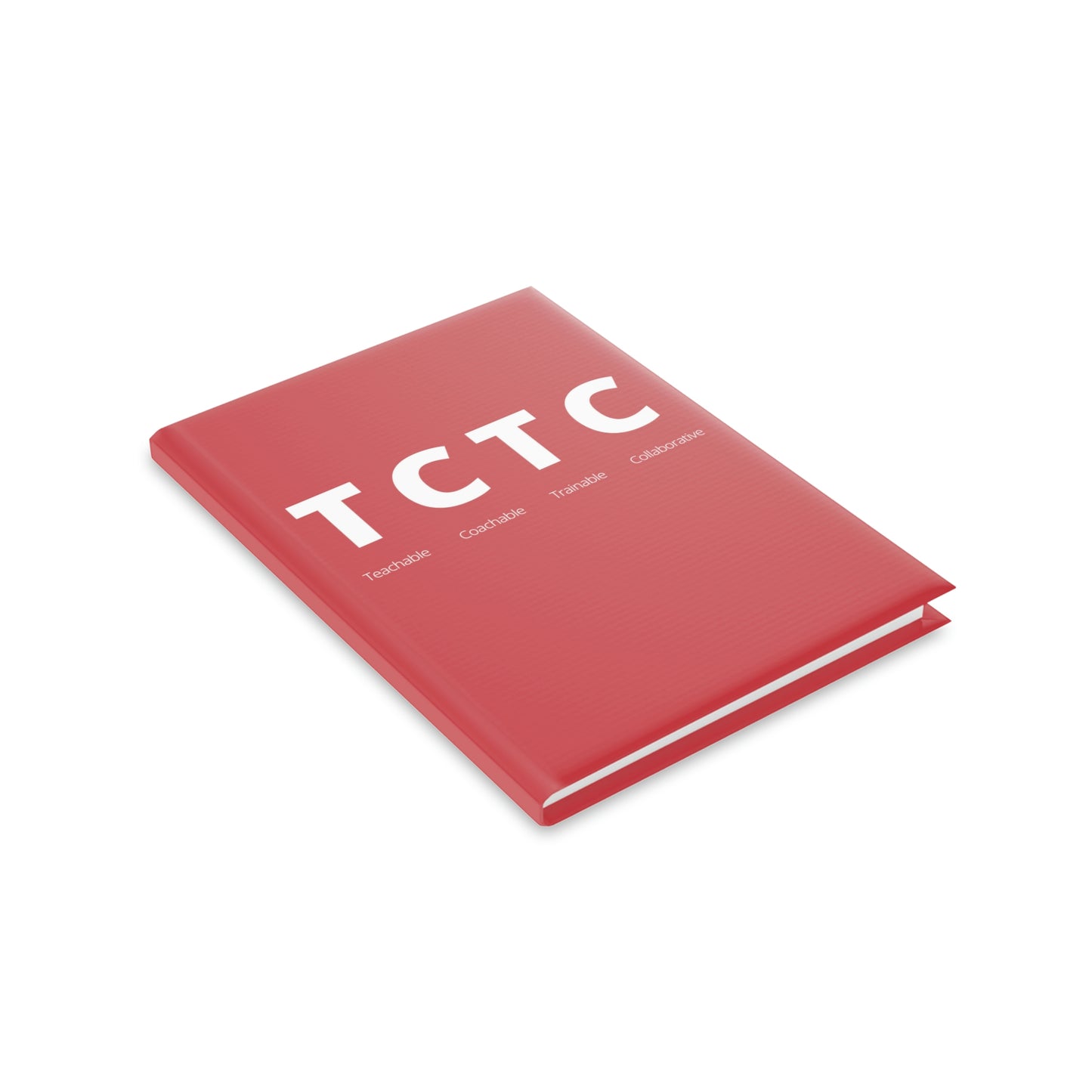 TCTC Red Hardcover Notebook