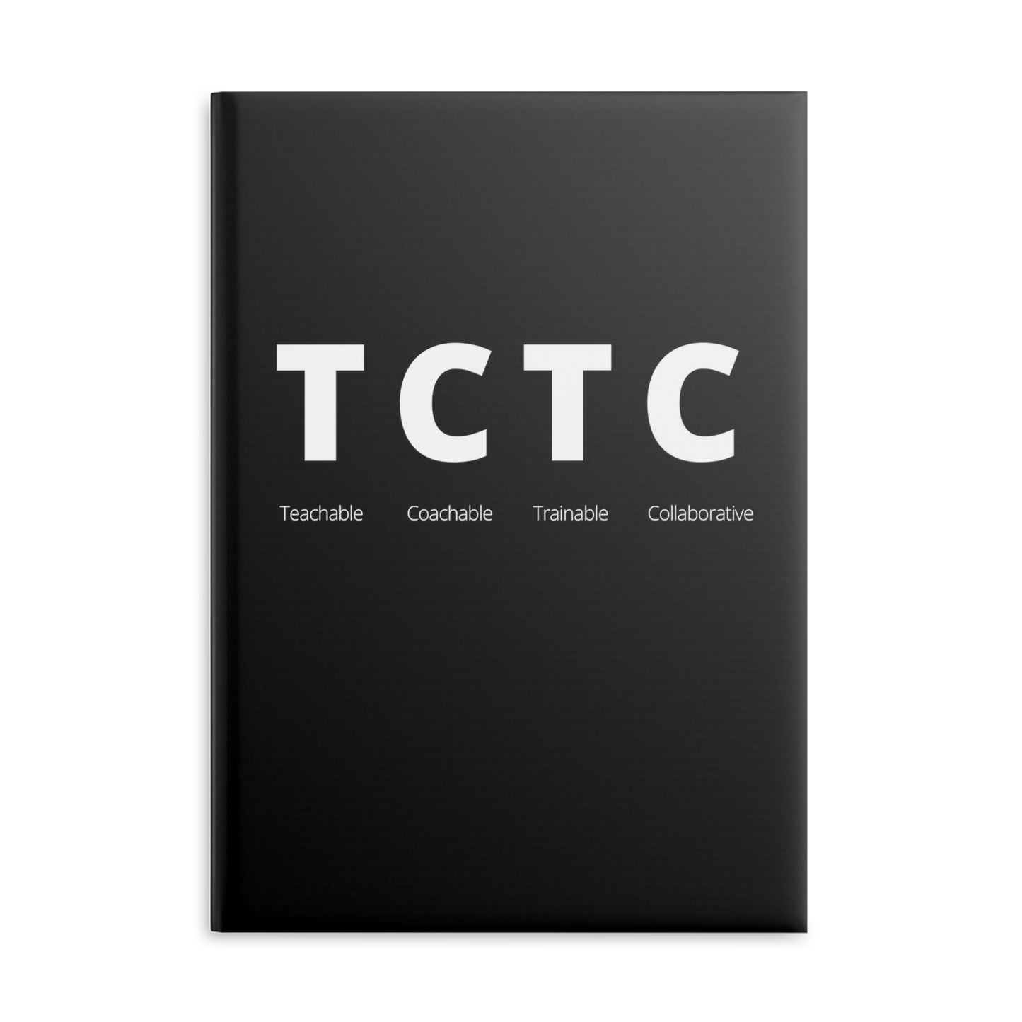 TCTC Black Hardcover Notebook