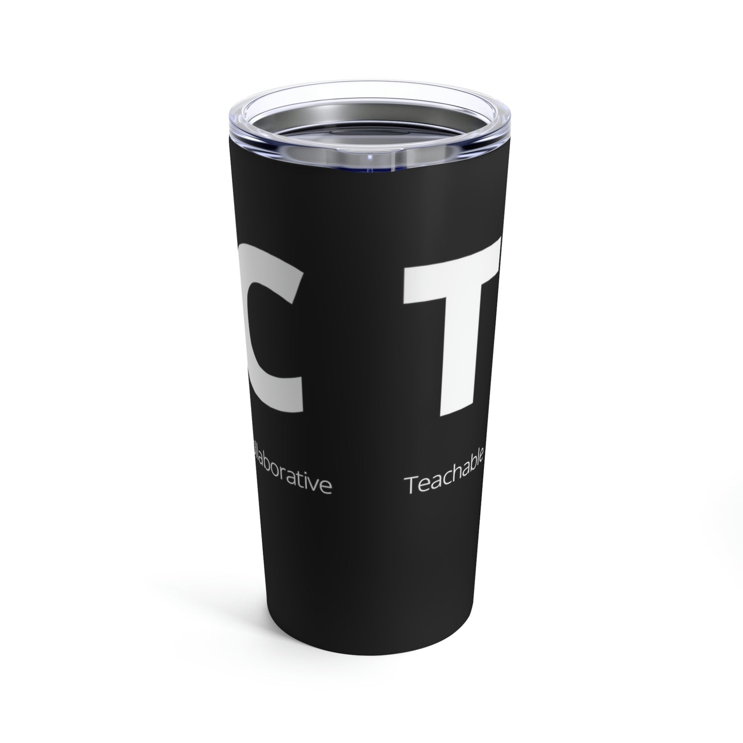 TCTC Black Tumbler 20oz