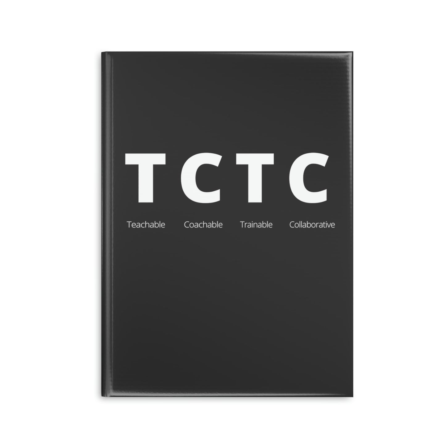 TCTC Black Hardcover Notebook