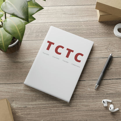 TCTC White Hardcover Notebook