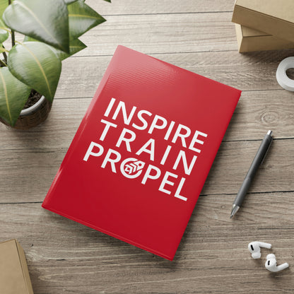 Inspire Train Propel Hardcover Notebook