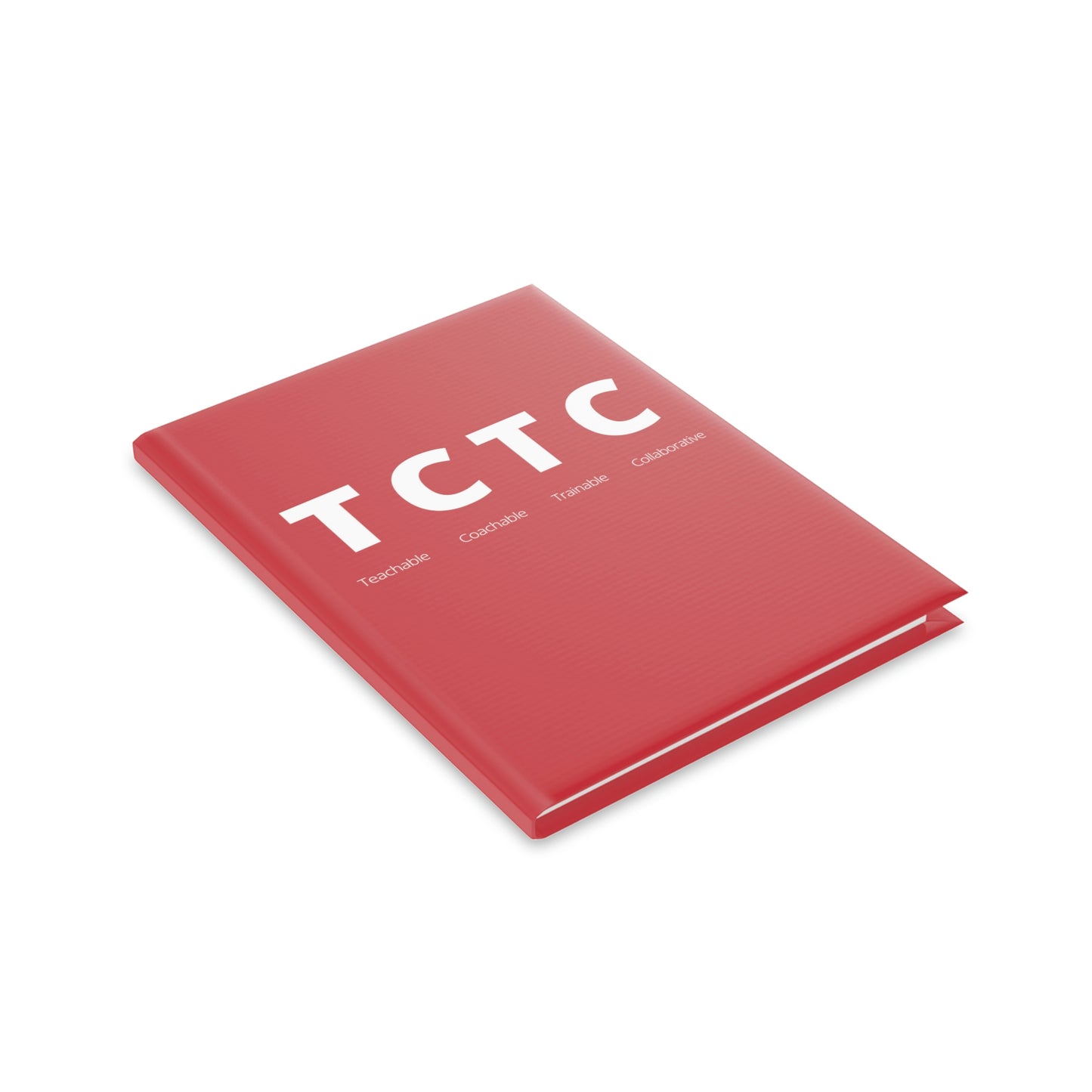 TCTC Red Hardcover Notebook