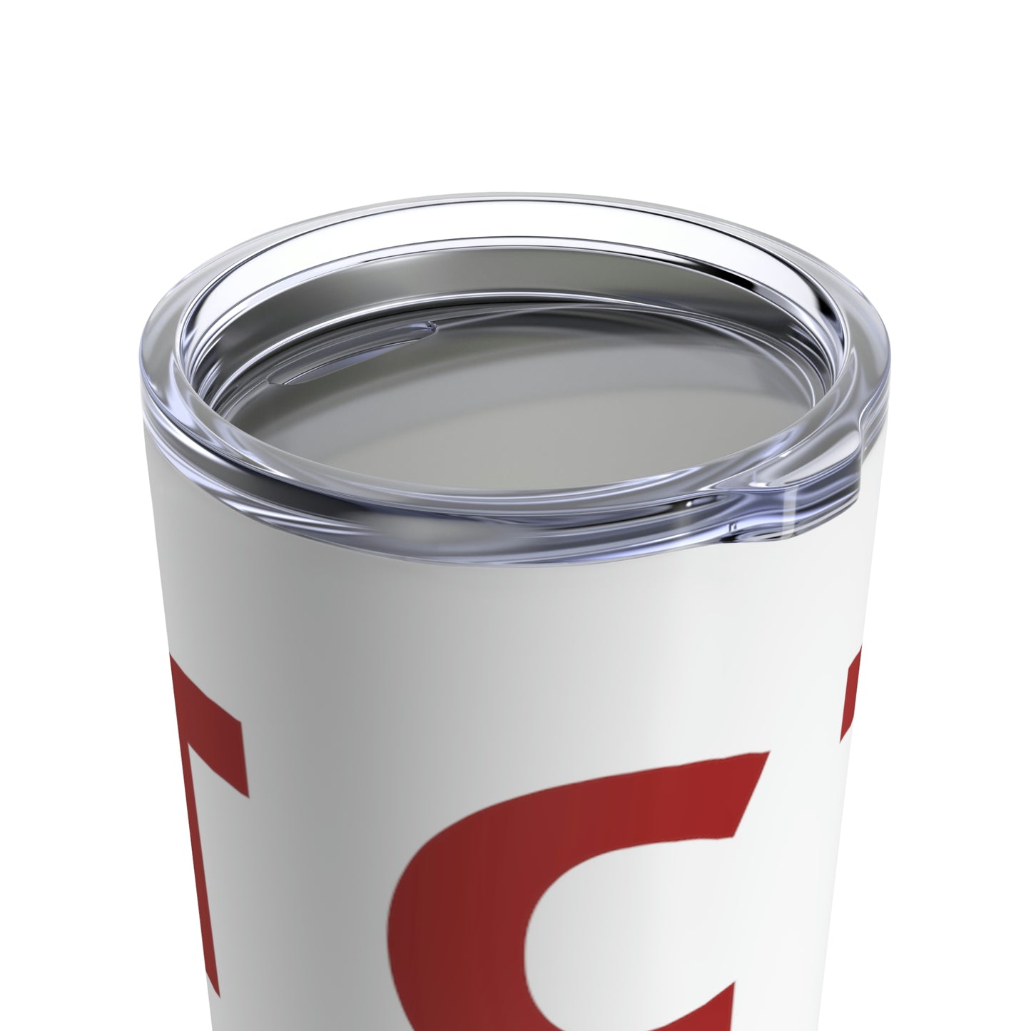 TCTC White Tumbler 20oz