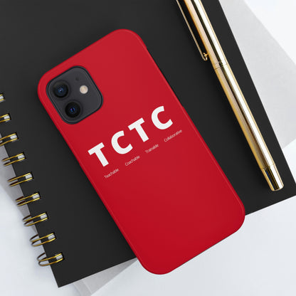 TCTC Red Tough Phone Cases, Case-Mate