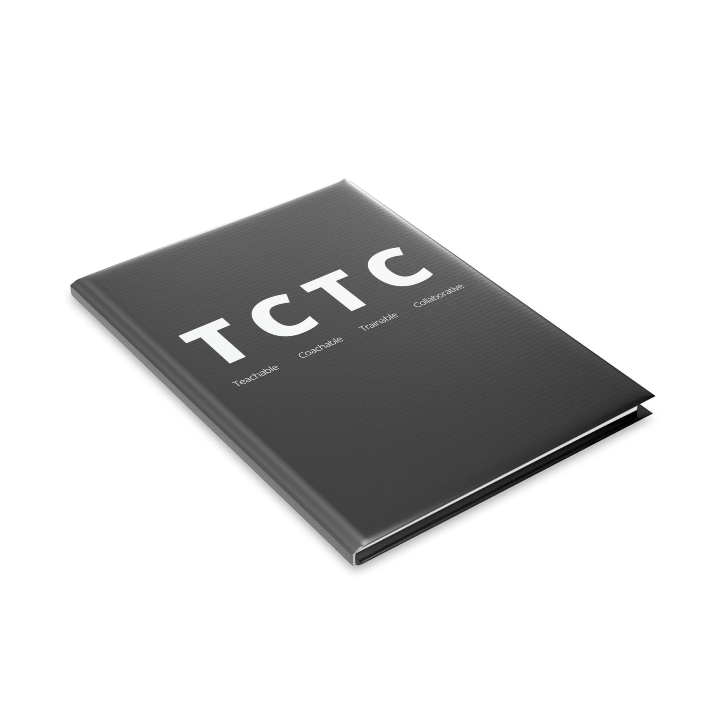 TCTC Black Hardcover Notebook