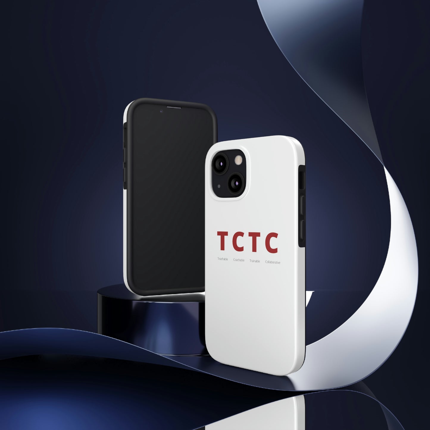 TCTC White Impact iPhone Case (tough phone cases, case-mate)