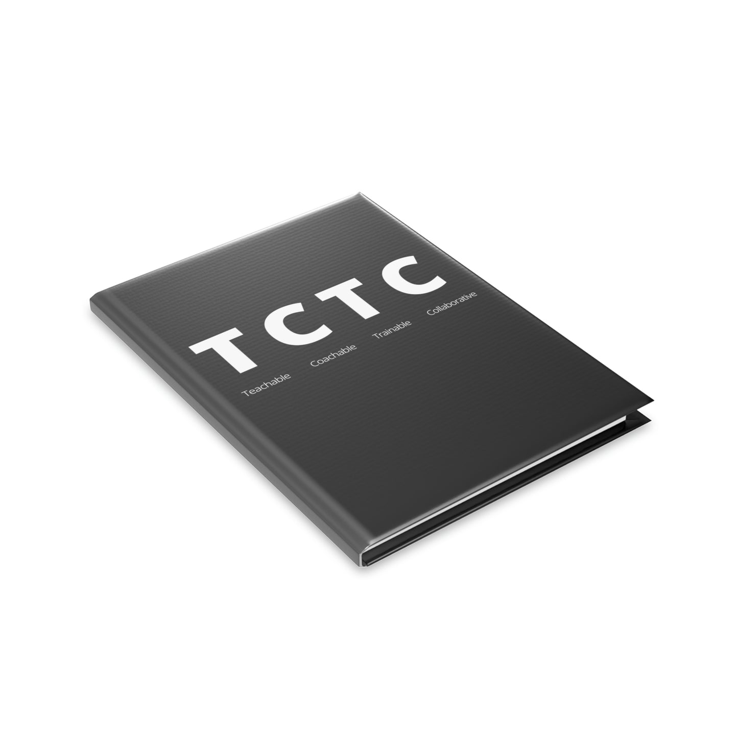 TCTC Black Hardcover Notebook