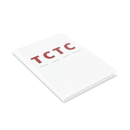 TCTC White Hardcover Notebook